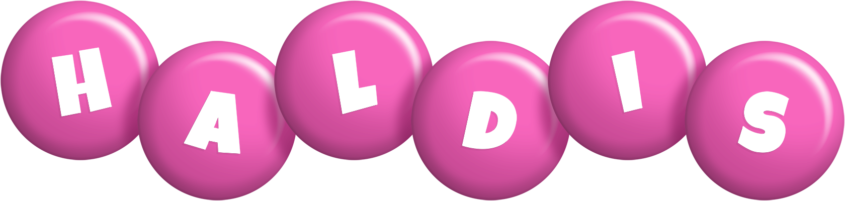 Haldis candy-pink logo