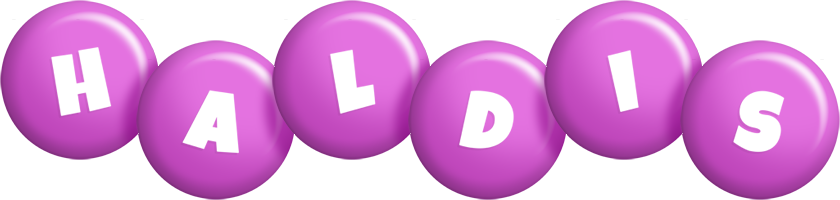 Haldis candy-purple logo