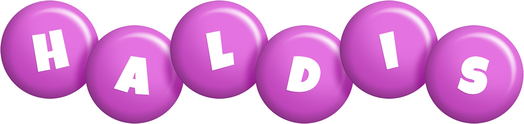 Haldis candy-purple logo