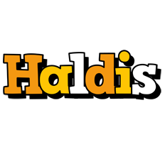 Haldis cartoon logo