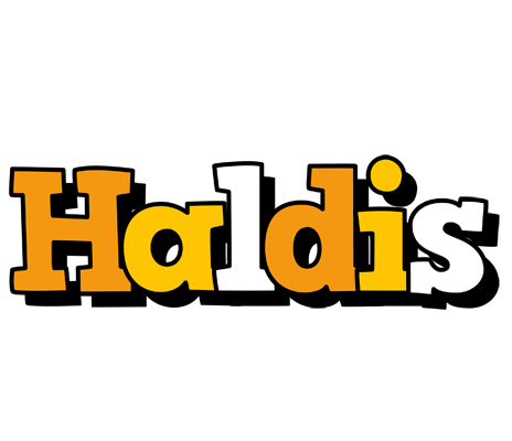 Haldis cartoon logo