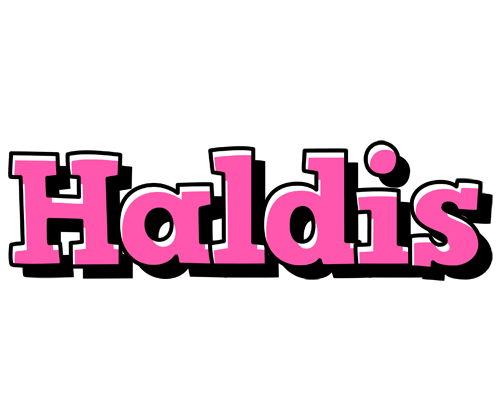 Haldis girlish logo