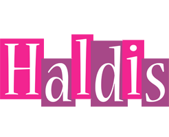 Haldis whine logo