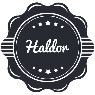 Haldor badge logo