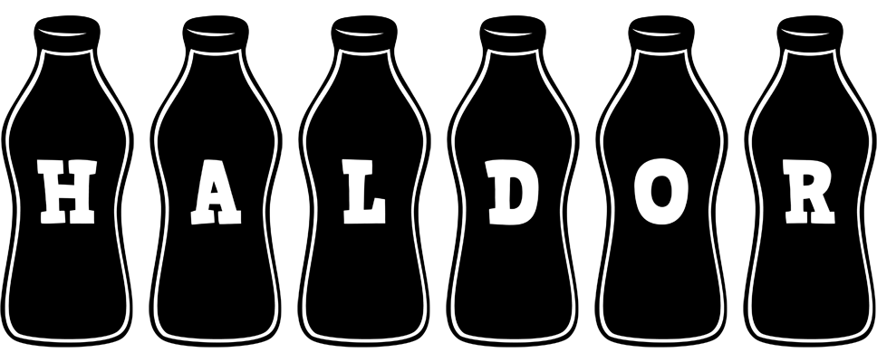 Haldor bottle logo