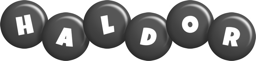 Haldor candy-black logo