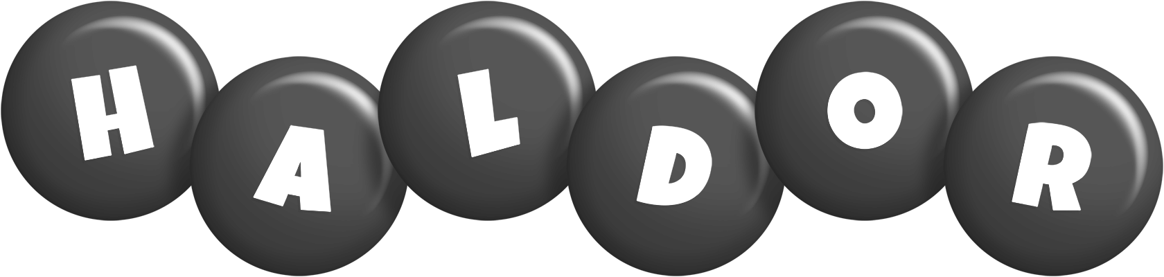 Haldor candy-black logo