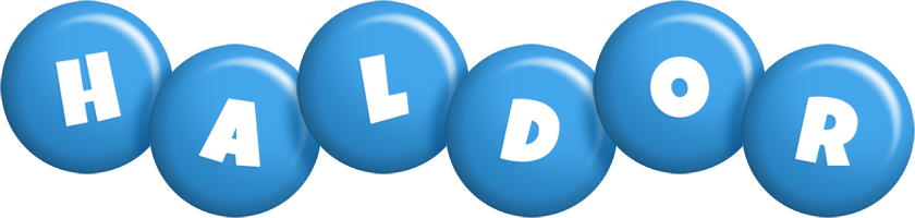Haldor candy-blue logo