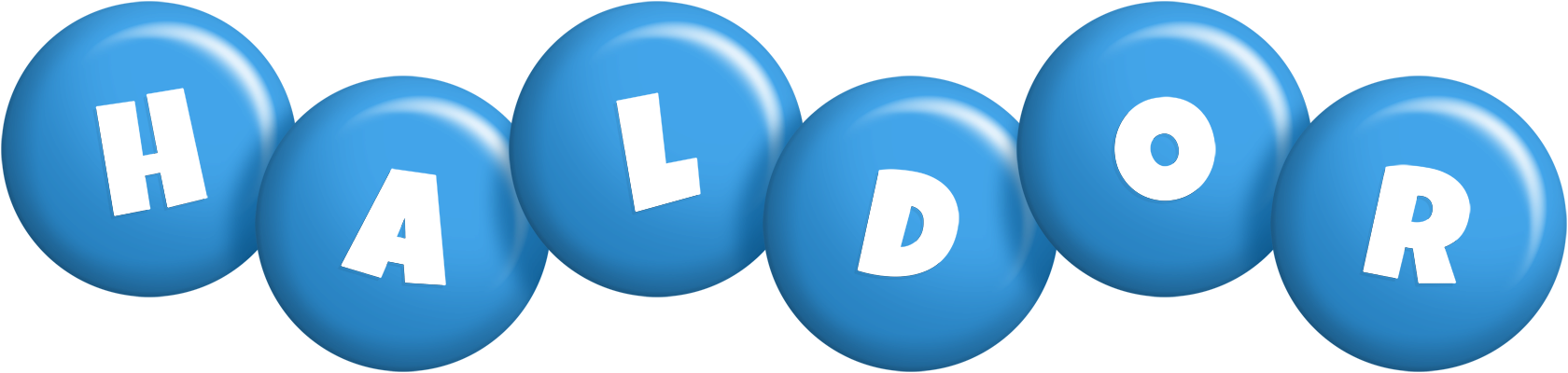 Haldor candy-blue logo