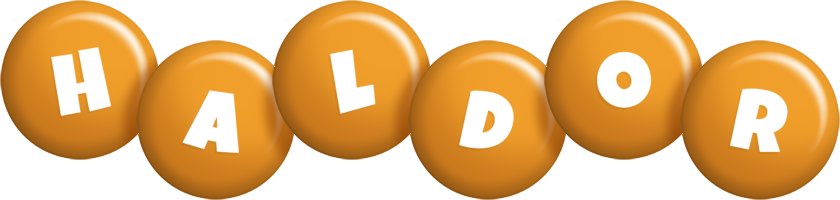 Haldor candy-orange logo
