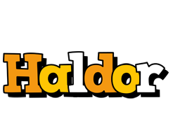 Haldor cartoon logo