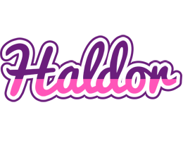 Haldor cheerful logo
