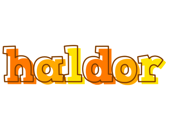 Haldor desert logo