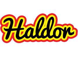 Haldor flaming logo