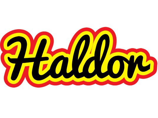 Haldor flaming logo