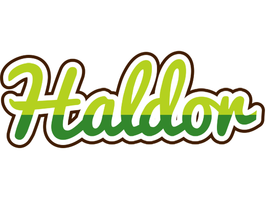 Haldor golfing logo
