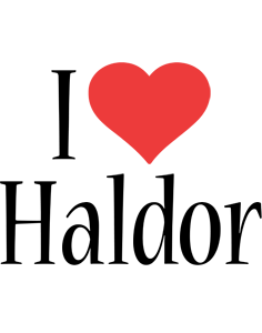 Haldor i-love logo