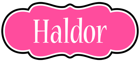 Haldor invitation logo