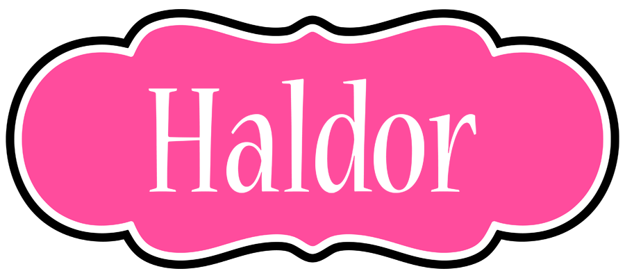 Haldor invitation logo