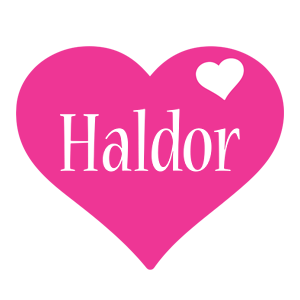 Haldor love-heart logo