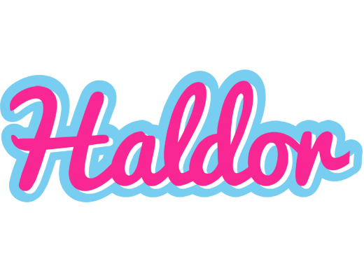 Haldor popstar logo