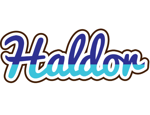 Haldor raining logo