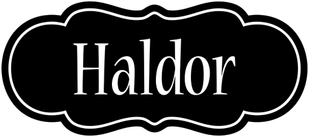 Haldor welcome logo