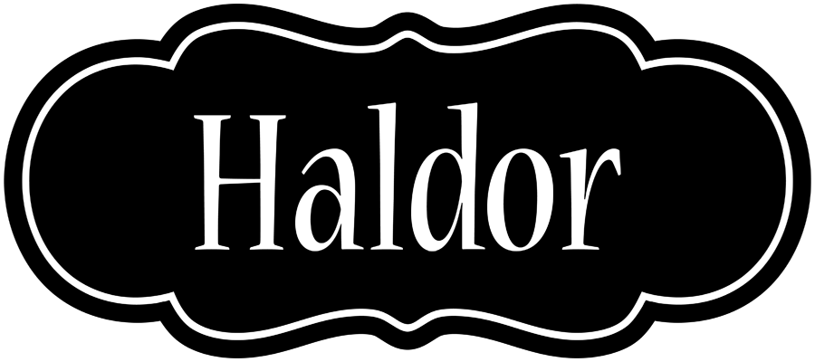 Haldor welcome logo