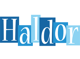 Haldor winter logo