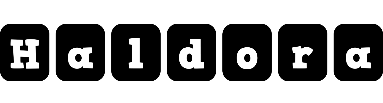 Haldora box logo