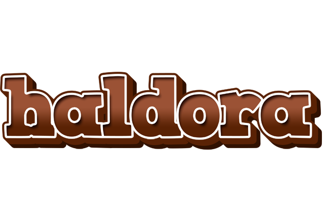 Haldora brownie logo