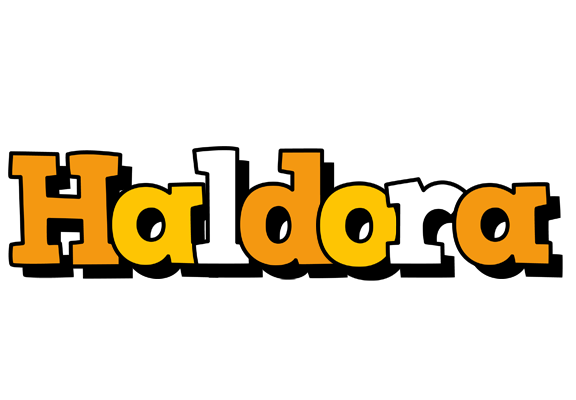 Haldora cartoon logo