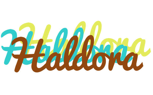 Haldora cupcake logo