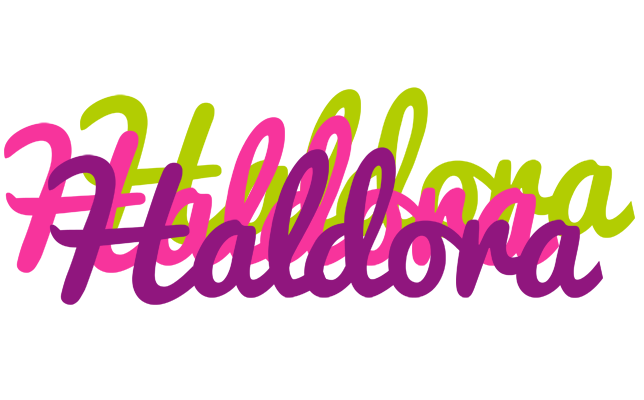 Haldora flowers logo