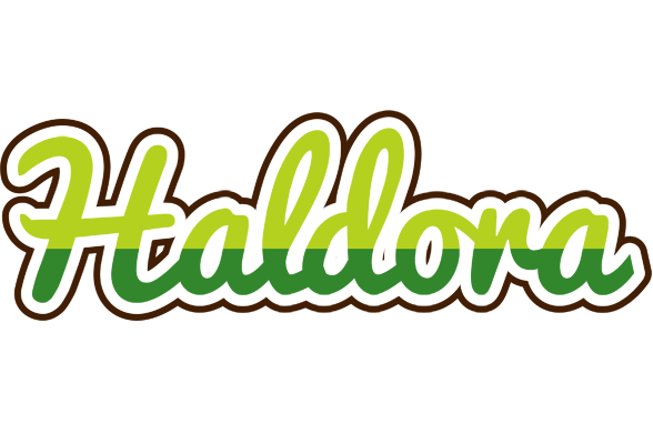 Haldora golfing logo