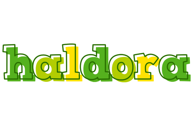 Haldora juice logo