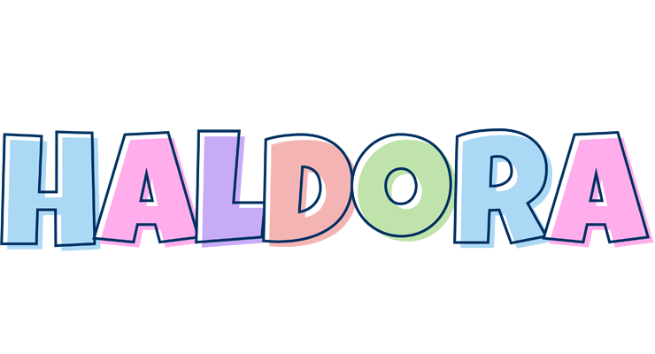 Haldora pastel logo