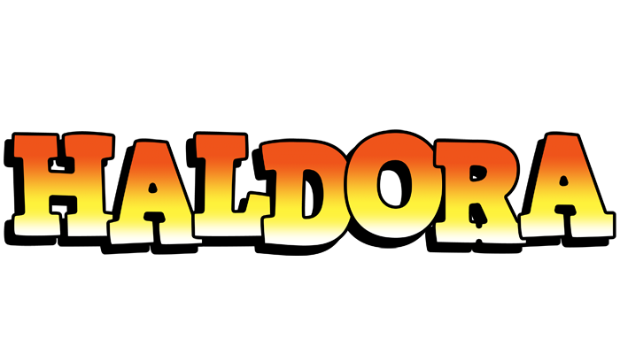 Haldora sunset logo