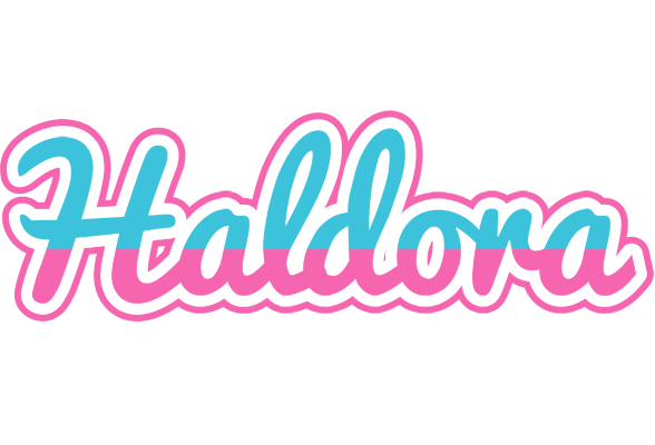 Haldora woman logo