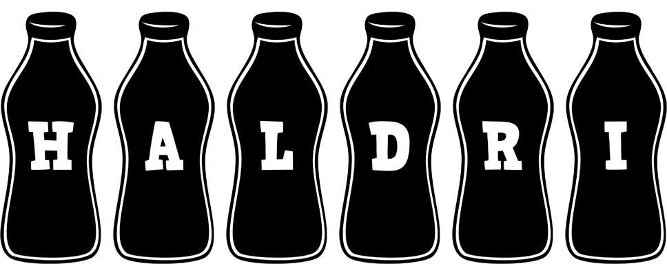 Haldri bottle logo
