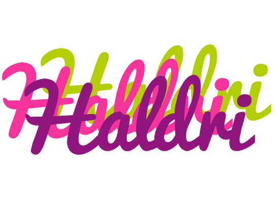 Haldri flowers logo