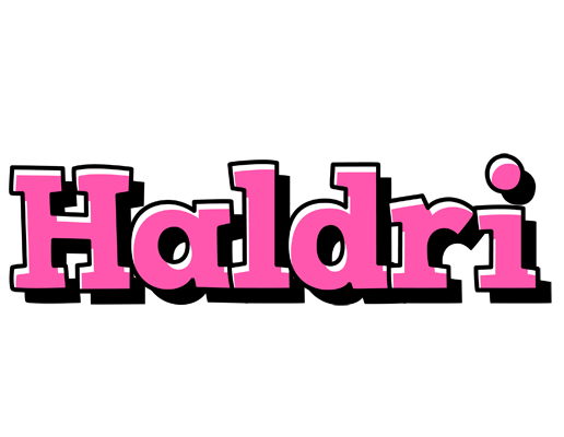Haldri girlish logo