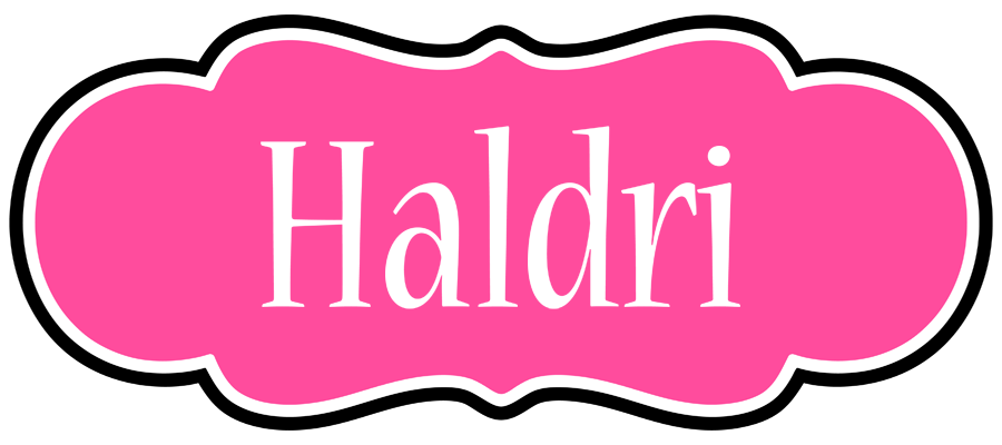 Haldri invitation logo