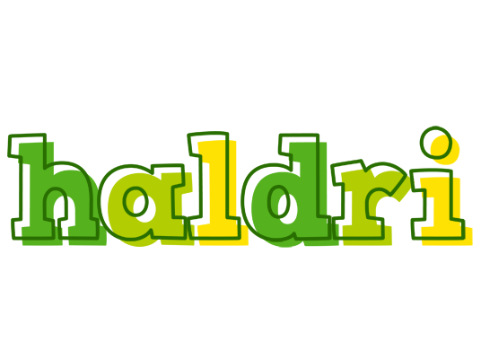 Haldri juice logo