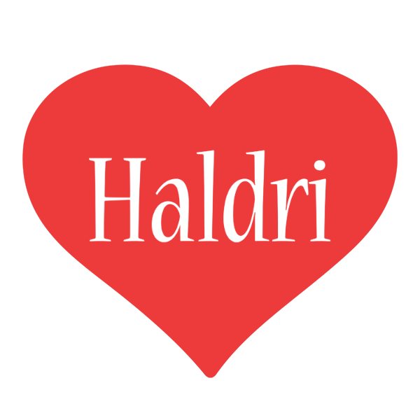 Haldri love logo