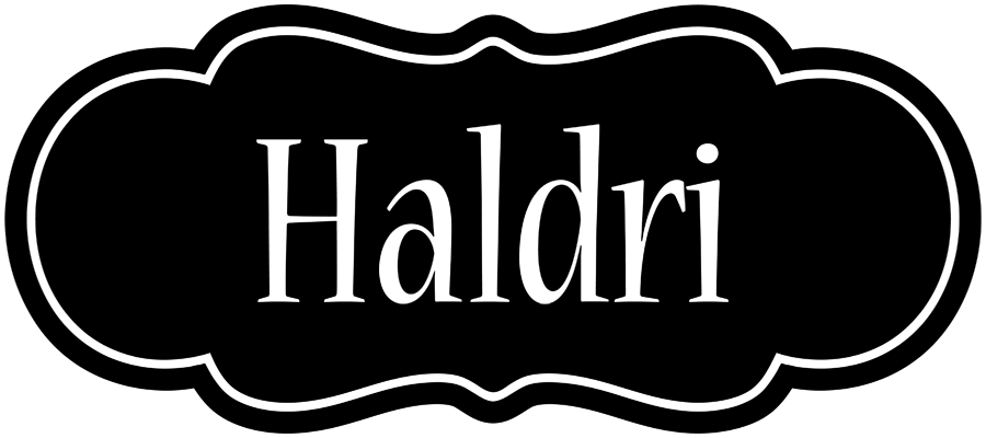 Haldri welcome logo