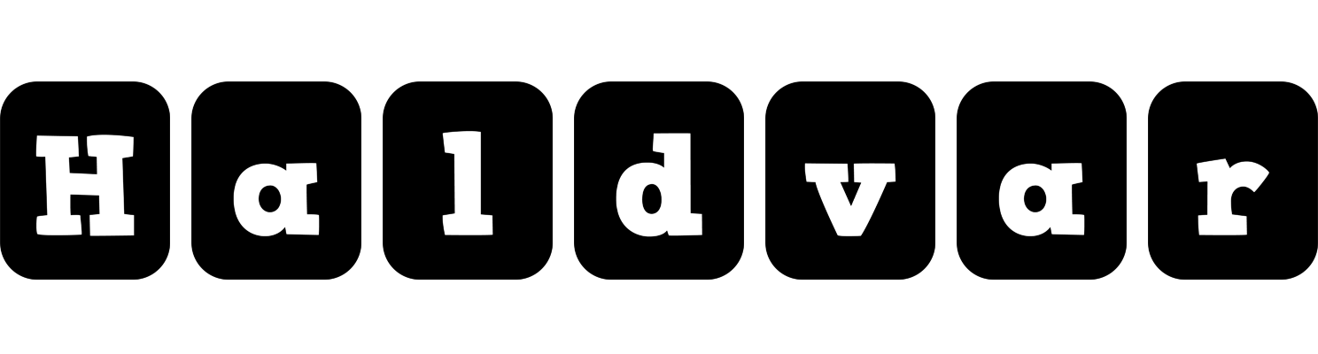 Haldvar box logo