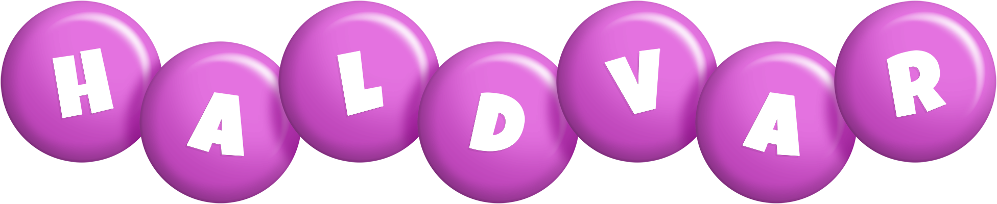 Haldvar candy-purple logo