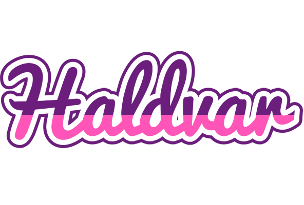 Haldvar cheerful logo