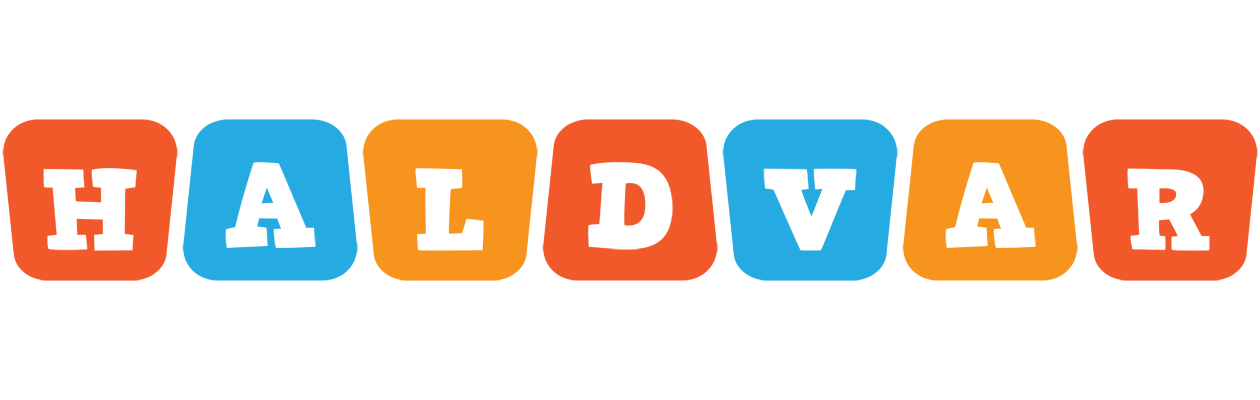 Haldvar comics logo